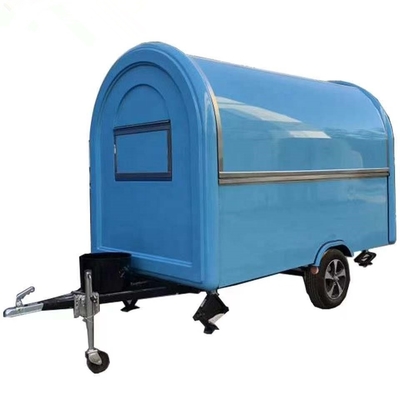 1000KG Mobile Coffee Shop Eiscreme Lieferwagen Food Cart BBQ Foodtruck Konzessionsanhänger Küche Food Truck Verkauf