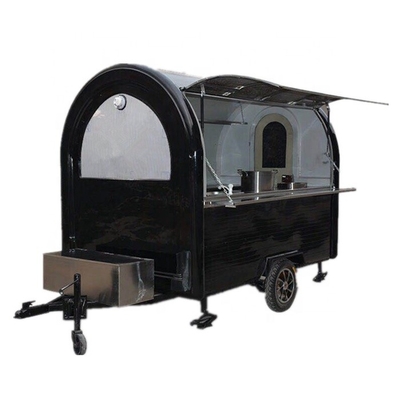 1000KG Mobile Coffee Shop Eiscreme Lieferwagen Food Cart BBQ Foodtruck Konzessionsanhänger Küche Food Truck Verkauf