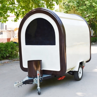 1000KG Mobile Coffee Shop Eiscreme Lieferwagen Food Cart BBQ Foodtruck Konzessionsanhänger Küche Food Truck Verkauf