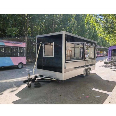 Semi-Anhänger aus Edelstahl für mobile Lebensmittelanhänger/Lagerwagen 2022 CE-Genehmigung