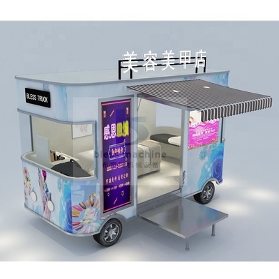 Customized 2022 6M Chinesische Elektro-Lebensmittel-Lkw-Geschäft mit Edelstahl-Ausrüstung