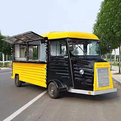 85 km Langstrecken-Fast-Food-Auflieger mit langlebigem Arbeitstisch aus Edelstahl