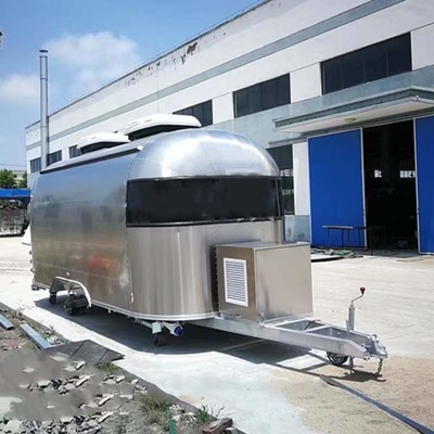 110V/220V/380V Spannung Klein USA Standard Konzessionsmobiles Lebensmittelanhänger mit Materialien