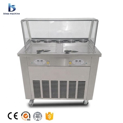 Elegantes Erscheinungsbild Elektrische gebratene Joghurt Eisrolle mit automatischer Funktion
