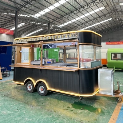 110V/220V Elektrosystem Mobil-Lebensmittel-Lkw 110V/220V Spannung Eiscreme Mobilanhänger