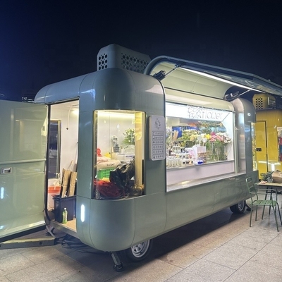Fast-Food-Truck in Ghana Straße Mobil-Catering Elektrische Hot Dog Eiscreme Foodtruck
