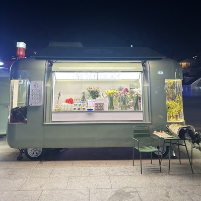 Fast-Food-Truck in Ghana Straße Mobil-Catering Elektrische Hot Dog Eiscreme Foodtruck