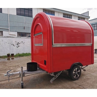 Mobiler Hot Dog-Wagen/Konzessionsanhänger aus Edelstahl für Weinbaubetriebe