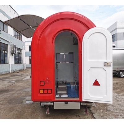 Mobiler Hot Dog-Wagen/Konzessionsanhänger aus Edelstahl für Weinbaubetriebe