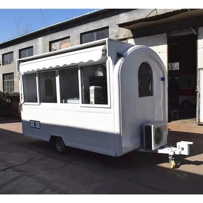 Design Silber Snack Food Trailer für den Verkauf von Fast-Food-Kiosken in USA Silber Design