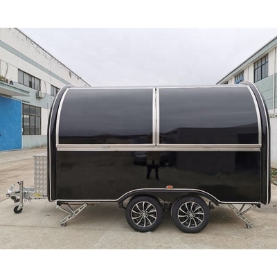 Design Silber Snack Food Trailer für den Verkauf von Fast-Food-Kiosken in USA Silber Design