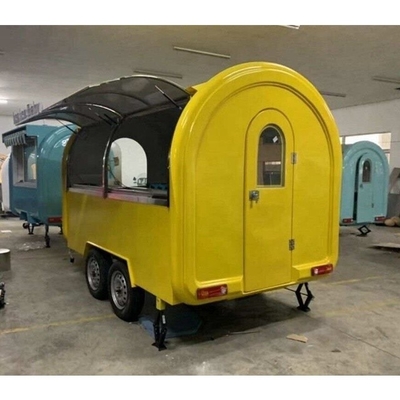 Design Silber Snack Food Trailer für den Verkauf von Fast-Food-Kiosken in USA Silber Design