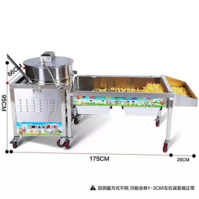 Super Energie sparen American Ball Popcorn Machinerie Edelstahl Upgrade