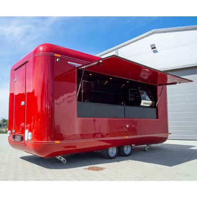 35 km-75 km/h Geschwindigkeit CE-zertifizierter Airstream-Food-Trailer für Gewürzanlagen