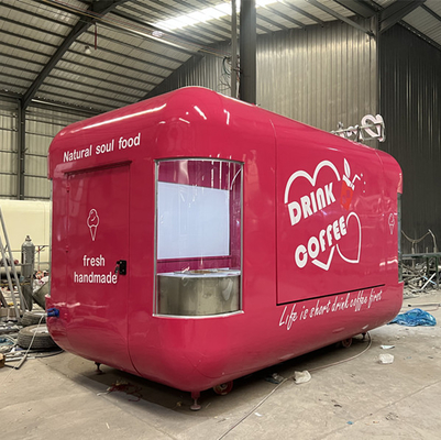 35 km-75 km/h Geschwindigkeit CE-zertifizierter Airstream-Food-Trailer für Gewürzanlagen