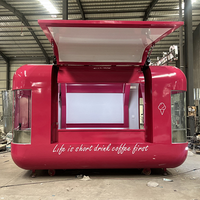 35 km-75 km/h Geschwindigkeit CE-zertifizierter Airstream-Food-Trailer für Gewürzanlagen