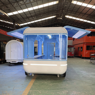 Verbessern Sie Ihr Food-Cart-Spiel mit 2022 Hot Dog-Cart-Schirm in den Philippinen Silberfarbe