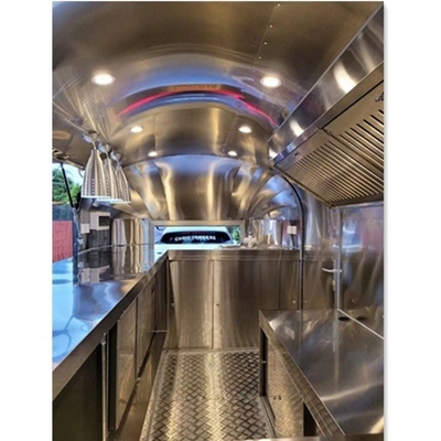 110v/220v voll ausgestattete Airstream mobile Küche für Hot Dog-Fast-Food-Anhänger