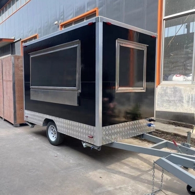 Outdoor-Küchen-Fast-Food-Anhänger mit Kochgeräten
