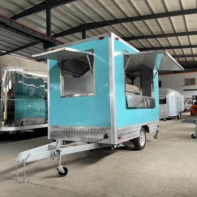Outdoor-Küchen-Fast-Food-Anhänger mit Kochgeräten