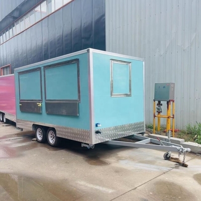 Outdoor-Küchen-Fast-Food-Anhänger mit Kochgeräten