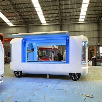 1000 KG mobile Snack Food Truck Gas Fast Food Cart Trailer Küche im Produktionsbetrieb