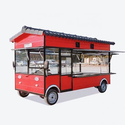 2022 weit verbreitetes Kühlgetränke-Trailer mit Fastfood-Funktion auf der Kantonmesse ausgestellt