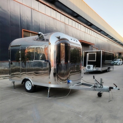 Voll ausgestattete mobile Pizza-Fastfood-Trucks mit voll ausgestatteter Küche von Wecare Custom Airstream