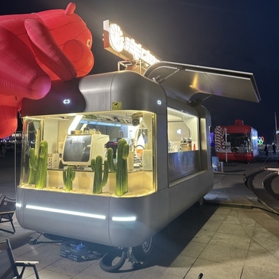 Elektro-System Konzession bieten Gebraucht-Lebensmittel-LKW Anhänger Lebensmittel-Auto