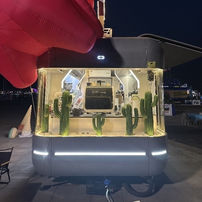 Elektro-System Konzession bieten Gebraucht-Lebensmittel-LKW Anhänger Lebensmittel-Auto