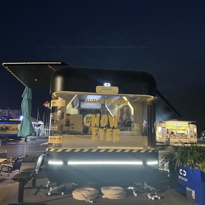 Elektro-System Konzession bieten Gebraucht-Lebensmittel-LKW Anhänger Lebensmittel-Auto