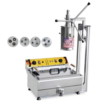 5 Formen Edelstahl Churros-Maschine 1100*600*570mm