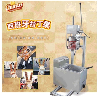5 Formen Edelstahl Churros-Maschine 1100*600*570mm