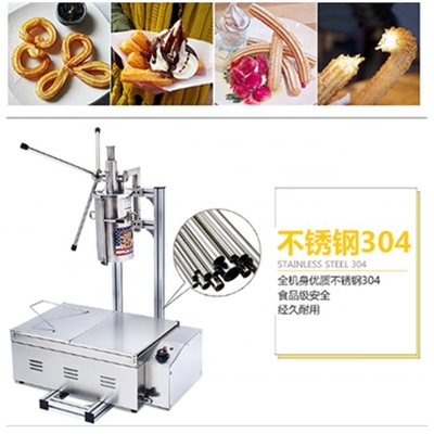 5 Formen Edelstahl Churros-Maschine 1100*600*570mm