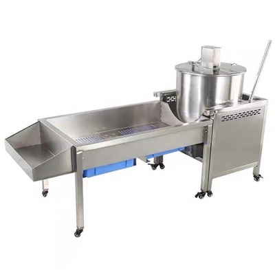 Material 304 Edelstahl Karamellpopcornmaschine 15% Energieeinsparung auf der Kantonmesse