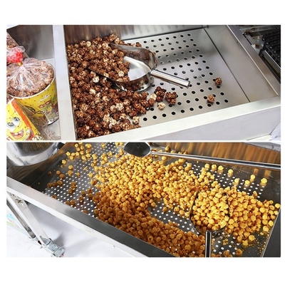 Gas- oder elektrische Popcorn-/Popcorn-Snackmaschine mit 530 mm Panendurchmesser