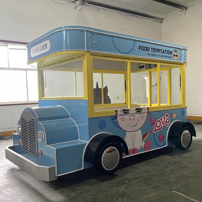 40 km pro Stunde Fastfood Snack Getränke Eiscreme Catering Trailer mit Mehl Rohstoff