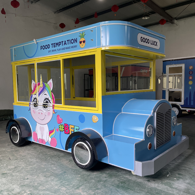 40 km pro Stunde Fastfood Snack Getränke Eiscreme Catering Trailer mit Mehl Rohstoff