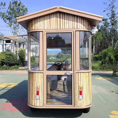 Elektrische mobile gebratene Hühnchen-Combine mit Cola Getränk Kaffee Eiscreme Milch Tee und Snacks
