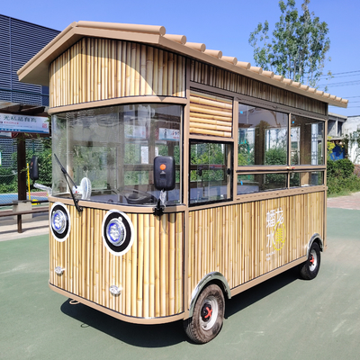 Elektrische mobile gebratene Hühnchen-Combine mit Cola Getränk Kaffee Eiscreme Milch Tee und Snacks