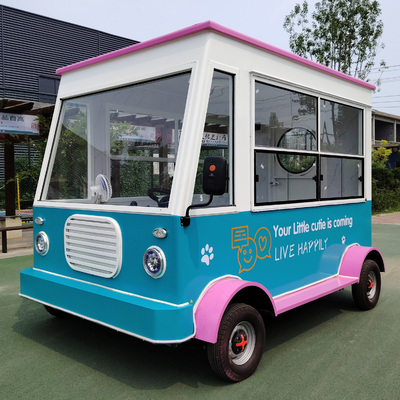 Individuell angepasster Längen-Multifunktions-Elektro-Foodtruck für kalte Getränke und Snacks
