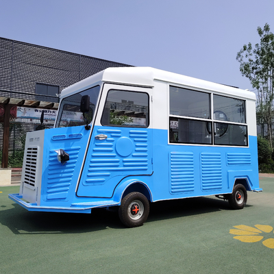angepasste Länge Outdoor Street Food Cart für Fast Food Snack Catering Getränke Kaffee