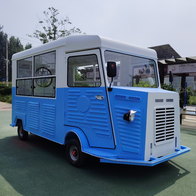angepasste Länge Outdoor Street Food Cart für Fast Food Snack Catering Getränke Kaffee