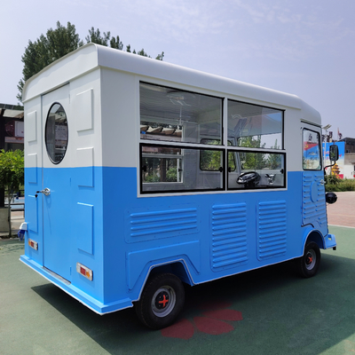 angepasste Länge Outdoor Street Food Cart für Fast Food Snack Catering Getränke Kaffee