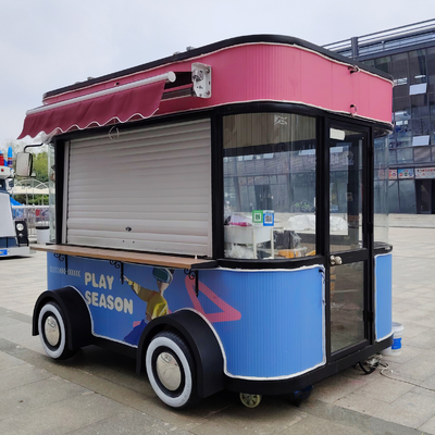 3.0kw Elektrische mobile Fastfood Snack Getränke Eiscreme Catering Anhänger Lastwagen Kiosk-Wagen