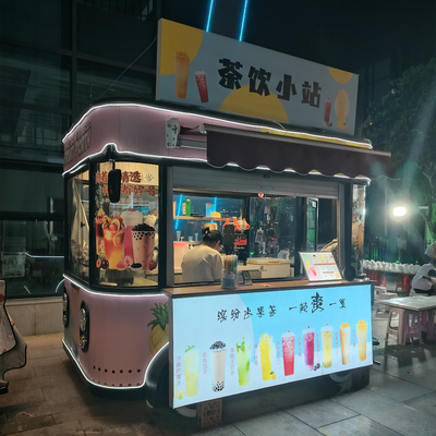 3.0kw Elektrische mobile Fastfood Snack Getränke Eiscreme Catering Anhänger Lastwagen Kiosk-Wagen