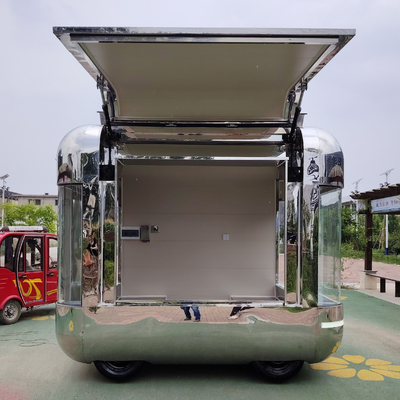 Einzelhandel Mehrfunktions-Elektro-Mobil-Kleidungswaren-Laden Lebensmittel Snack-Anhänger Boutique-Wagen