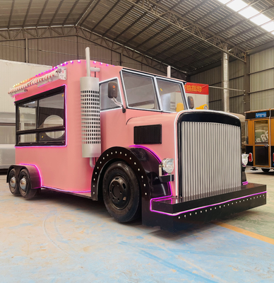 Komplettes Küchengerät Fastfood Snack Catering Eiscreme Kaffee Truck Anhänger