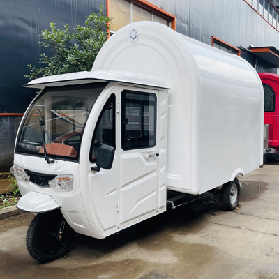 2023 Multipurpose Mobile Electric Fast Food Snack Tricycle Pedicab für den Einzelhandel