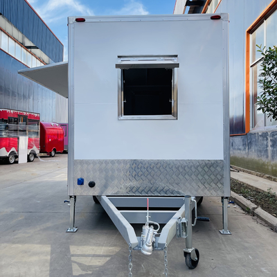 Multipurpose Mobile Square Style Fast Food Snack Alkohol Getränke Gläser Schleppwagen